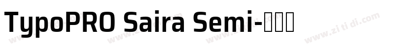 TypoPRO Saira Semi字体转换